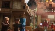The wandering trader can be seen in this scene (Image via Warner Brothers)